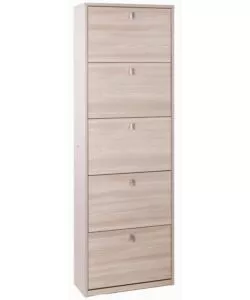 SCARPIERA OLMO CON 5 ANTE, 63X29X190 CM